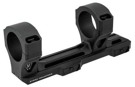 Strike Industries STRIKEASM ASM Adjustable Scope Mount/Ring Combo Black Anodized w/ 1in Reducers