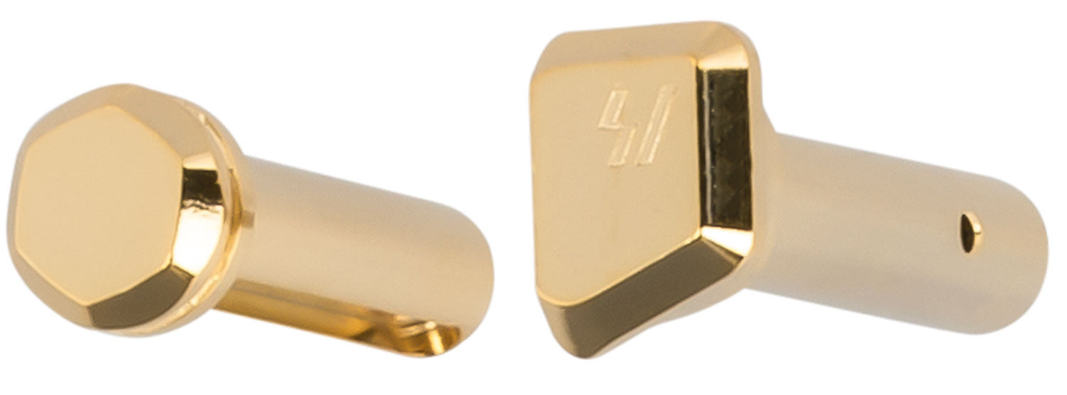 Strike Industries Gold Steel Extended Takedown & Pivot Pins for AR-15/M4/M16