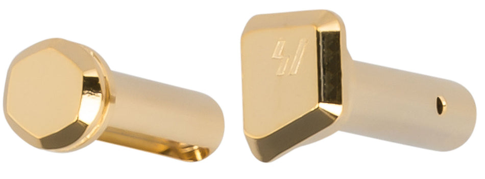 Strike Industries Gold Steel Extended Takedown & Pivot Pins for AR-15/M4/M16