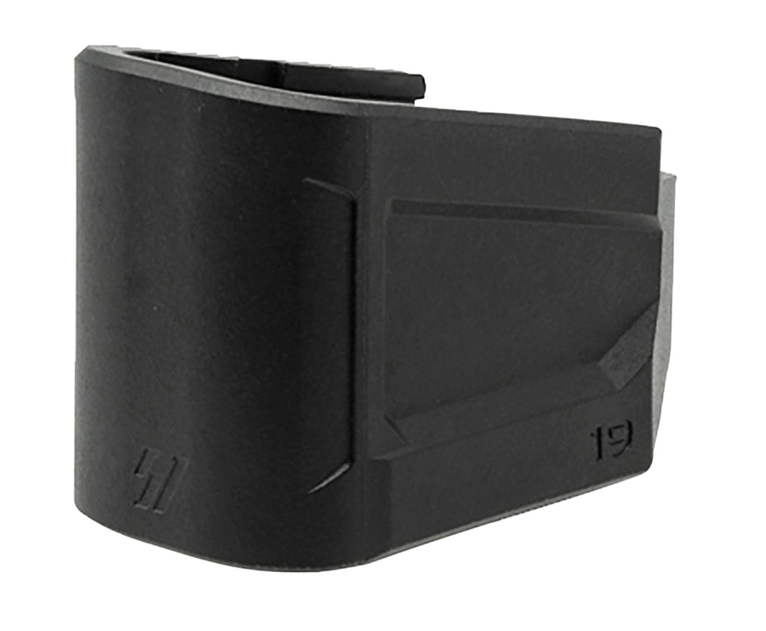 Strike Industries EMPG19 G19 Mag Extension Plate +5 Capacity 9mm Luger Black Polymer
