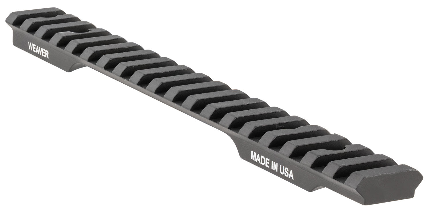 Weaver 99465 Multi-Slot Extended Scope Base Matte Black Aluminum Savage 110 Long Action