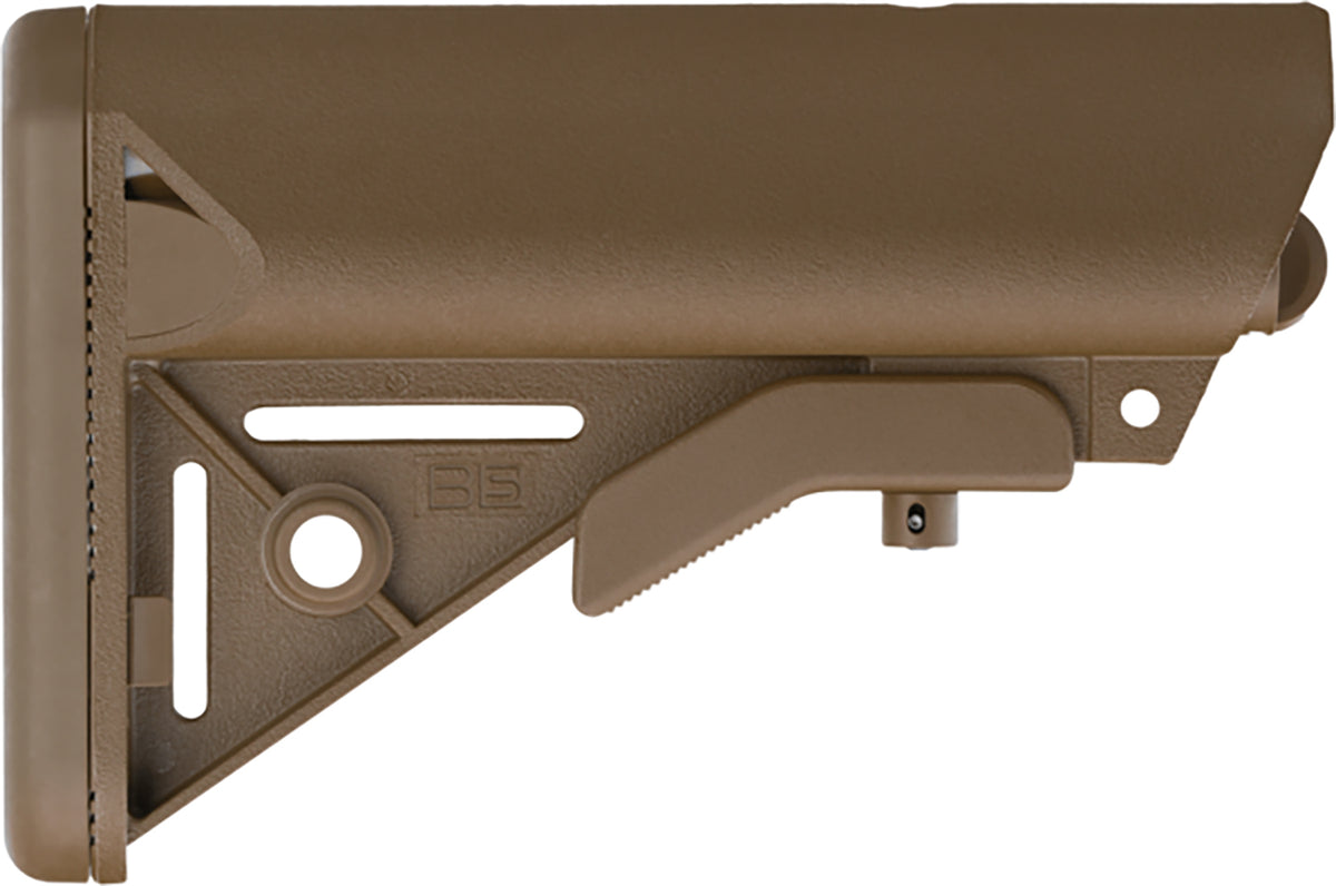 B5 Systems SOP1076 Coyote Brown SOPMOD Buttstock for AR Mil-Spec Receiver Extension