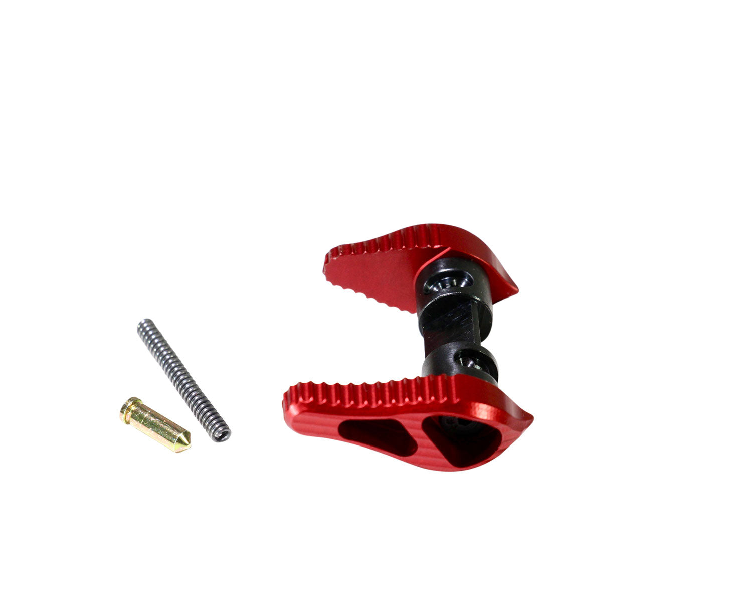 Timber Creek Outdoors Ambidextrous AR Safety Selector 45 or 90 Degree Red Anodized Aluminum