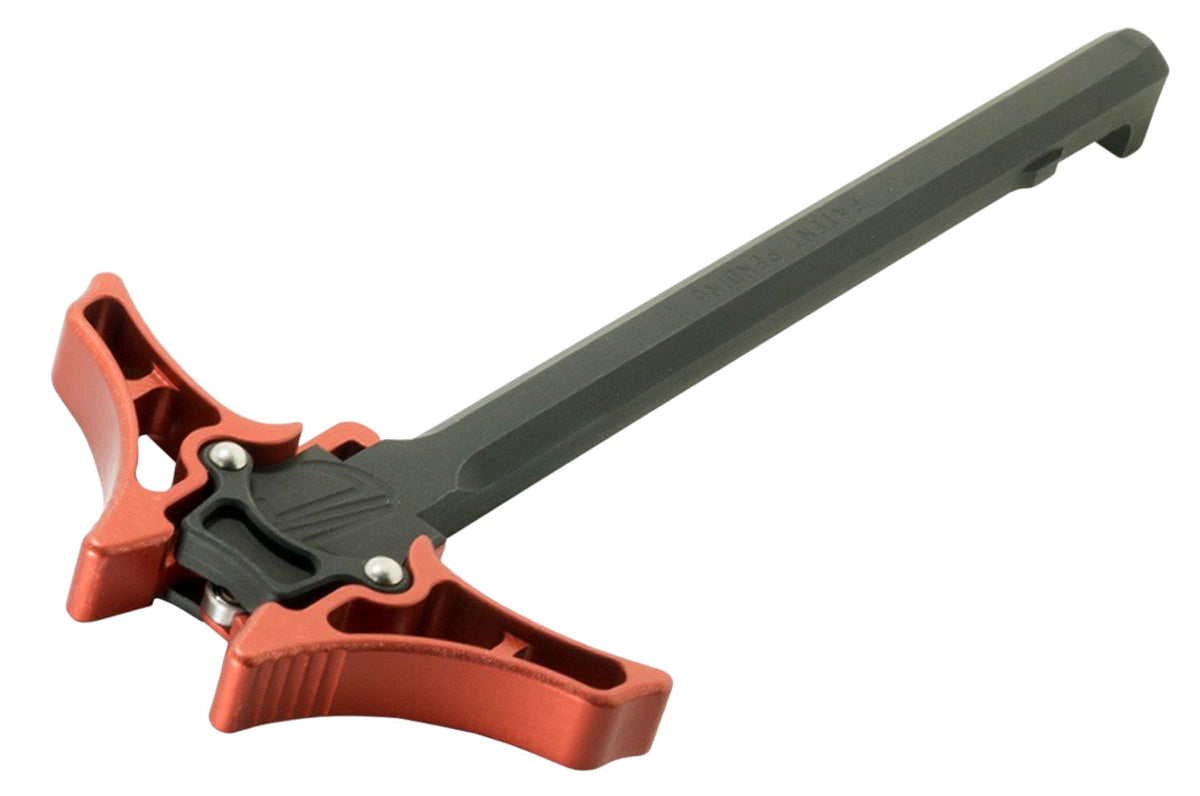 Timber Creek Outdoors Enforcer Ambidextrous AR Charging Handle Red Anodized Aluminum