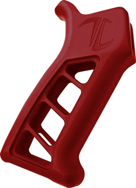 Timber Creek Outdoors Enforcer Red Anodized Billet Aluminum AR Grip EARPGR