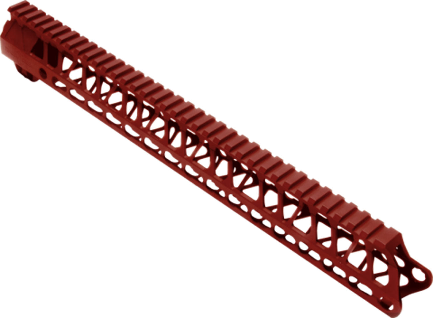 Timber Creek Outdoors AR-15 Enforcer 15 Inch Handguard Picatinny M-LOK Red Anodized Aluminum
