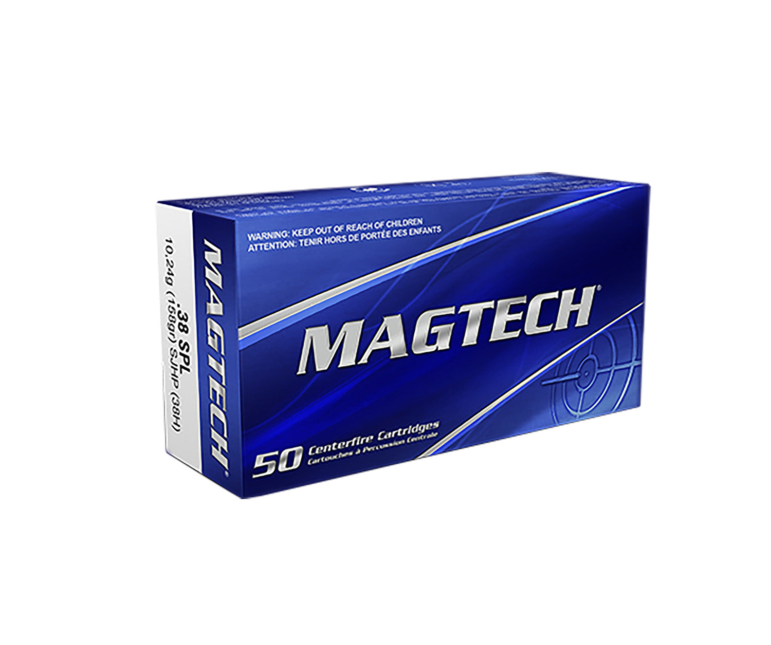 Magtech Range/Training Semi Jacketed Hollow Point 158 Grain .38 Special 886 fps 754908164813