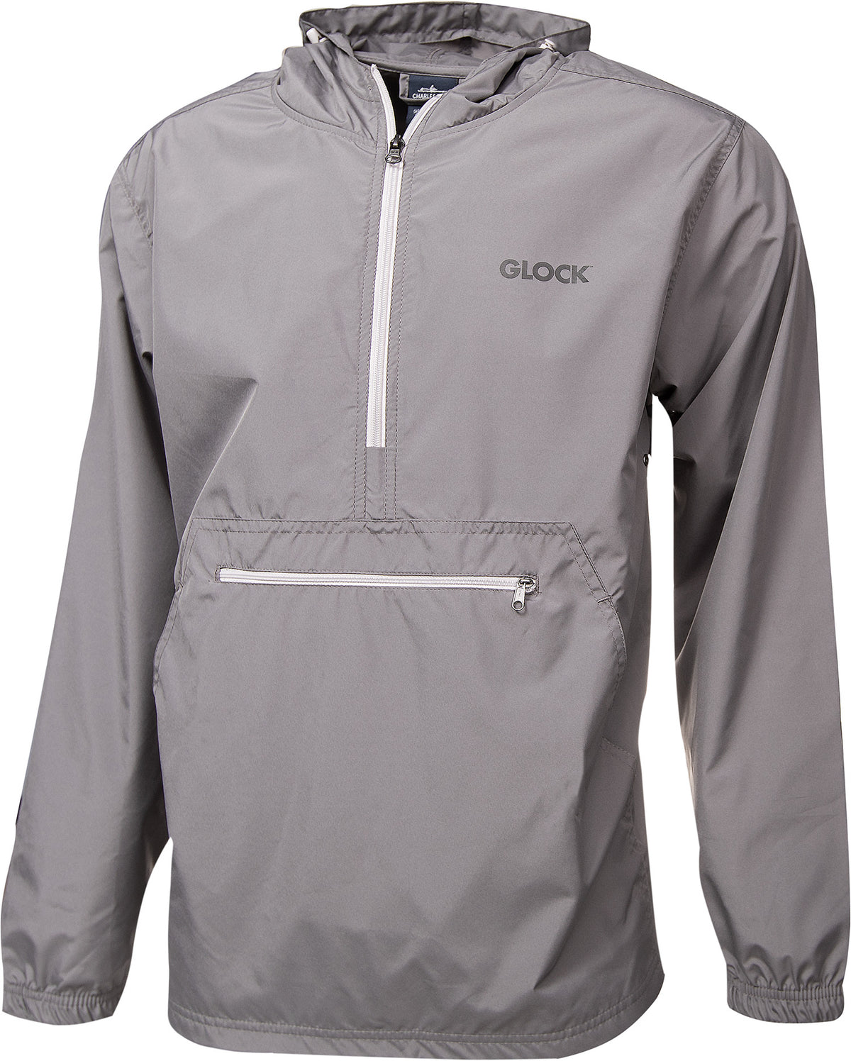 Glock AP95886 Gray Packable Polyester Long Sleeve Pullover - Large