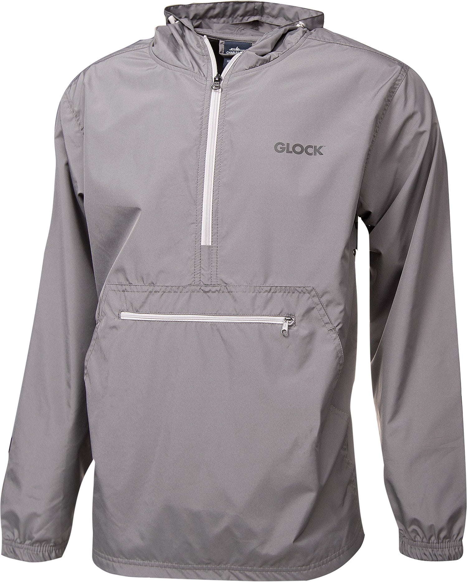 Glock AP95887 Gray Packable Polyester Long Sleeve Pullover - XL