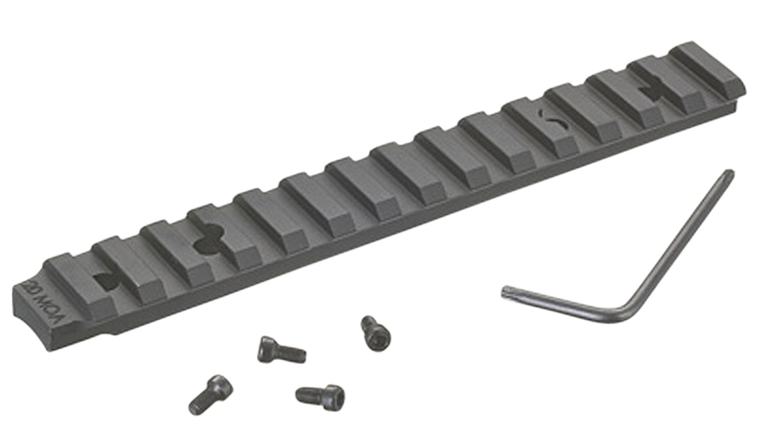 Ruger 90678 20 MOA Picatinny Rail Black Aluminum Fits American Rifle Short Action