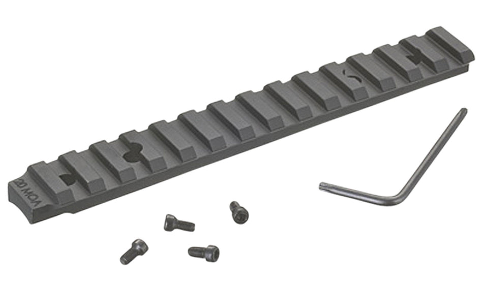 Ruger 90678 20 MOA Picatinny Rail Black Aluminum Fits American Rifle Short Action