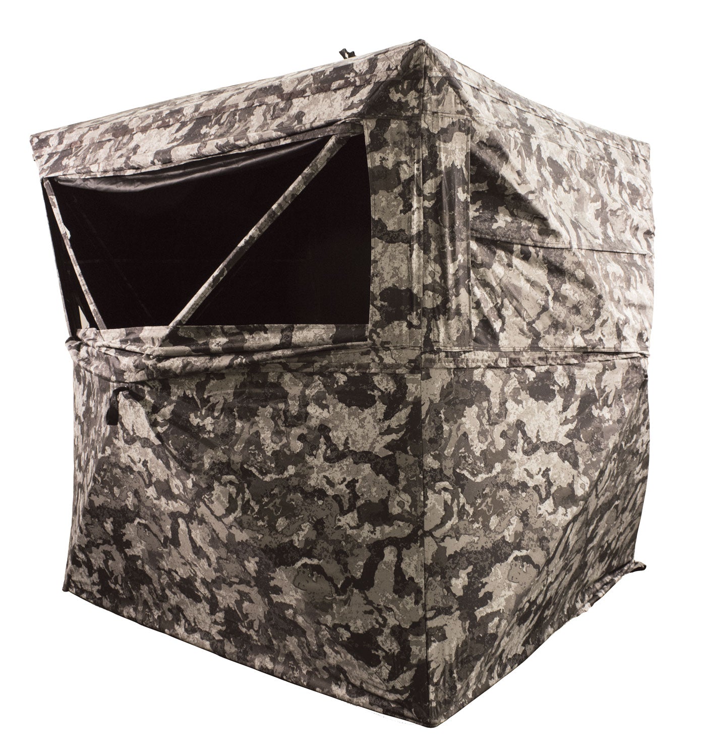 HME Executioner Ground Blind Three Person Camo with Ozone Loft Pockets