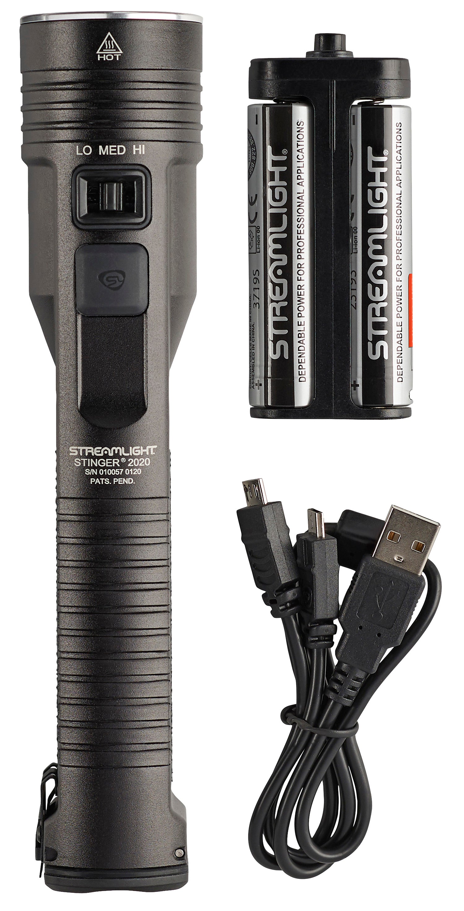 Streamlight 78100 Stinger 2020 High-Performance Rechargeable Light 2000 Lumens Black