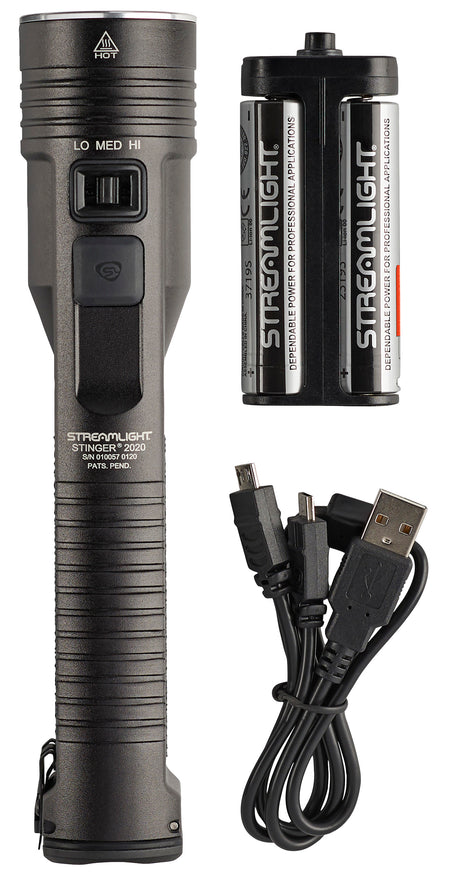 Streamlight 78100 Stinger 2020 High-Performance Rechargeable Light 2000 Lumens Black