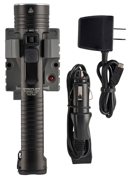 Streamlight 78101 Stinger 2020 High-Performance 2000 Lumen USB Rechargeable Light Black