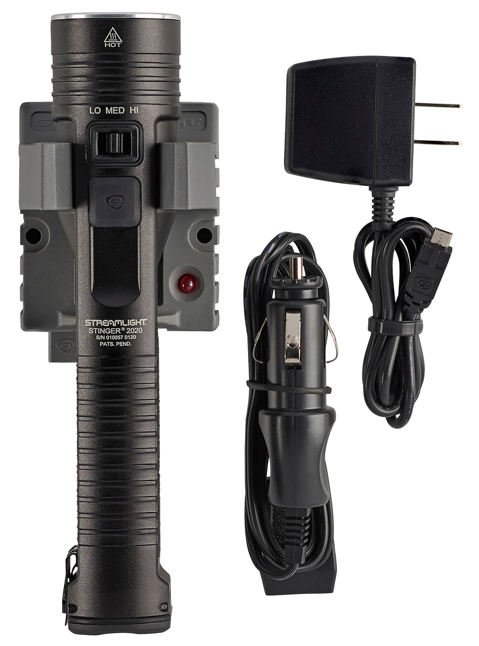 Streamlight 78101 Stinger 2020 High-Performance 2000 Lumen USB Rechargeable Light Black