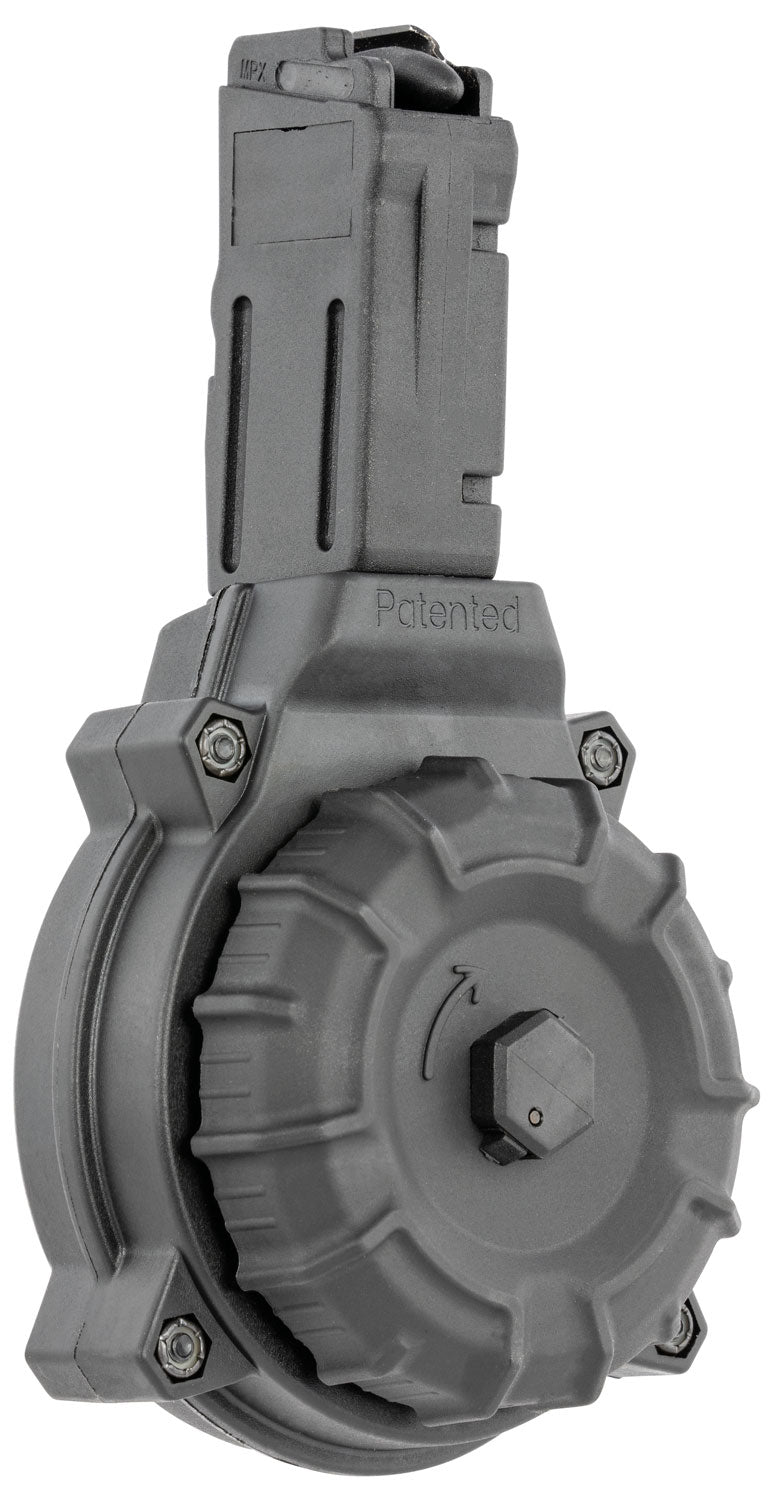 ProMag DRMA21 Drum Magazine 50rd 9mm Fits Sig Sauer MPX Black Zytel Polymer