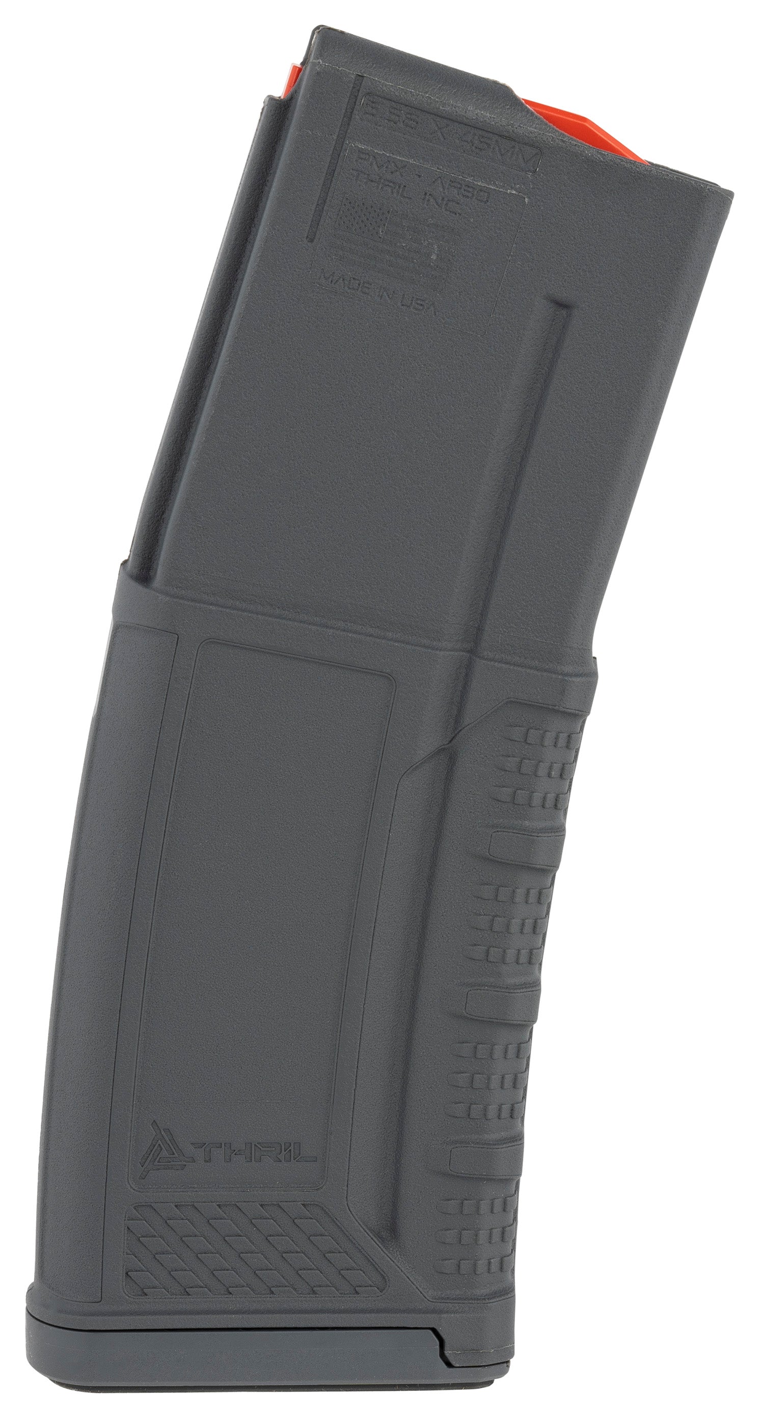 Thril PMXAR30GRY 5.56 NATO 30 Round Gray Polymer AR-15/M4 Magazine