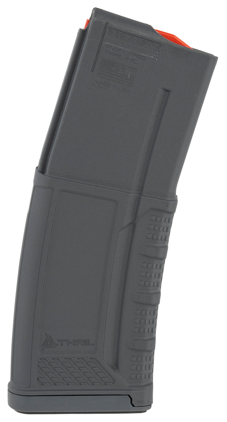 Thril PMXAR30GRY 5.56 NATO 30 Round Gray Polymer AR-15/M4 Magazine