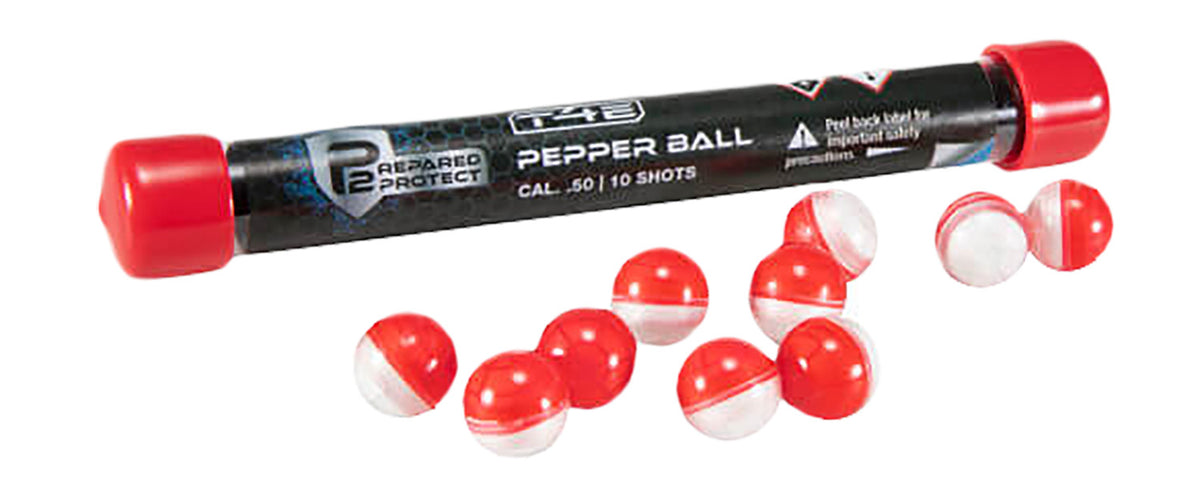 Umarex T4E .50 Caliber Pepper Rounds Red/White Training 10-Pack