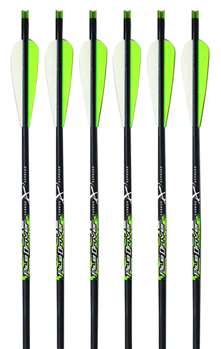 Carbon Express 52140 PileDriver Green 20" Carbon Crossbolt 6 Pack