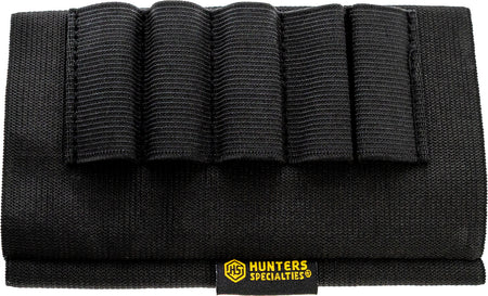 Hunters Specialties 00685 Black Elastic Shotgun Stock Shell Holder 5 Shells