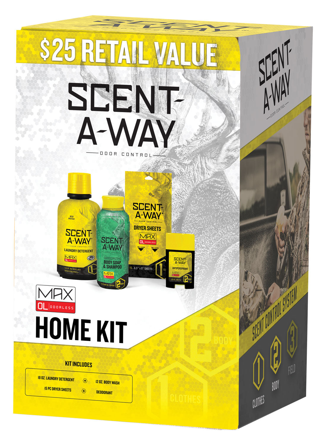 Scent-A-Way 100097 Max Home Kit Odorless Hunting Odor Control Bundle