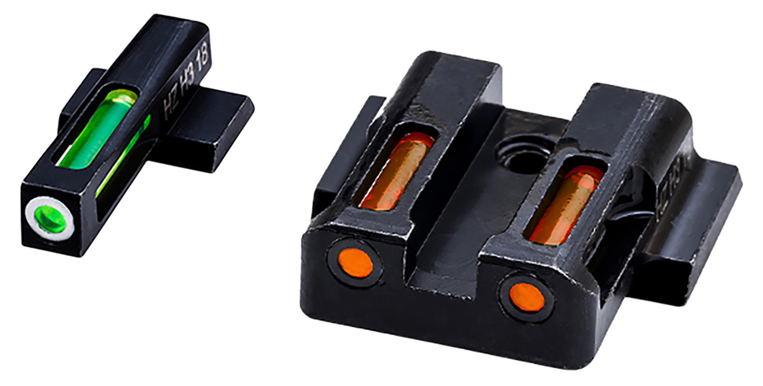 HiViz MPN421 LiteWave H3 Sight Set for Smith & Wesson M&P - Tritium Front Sight with Orange Rear