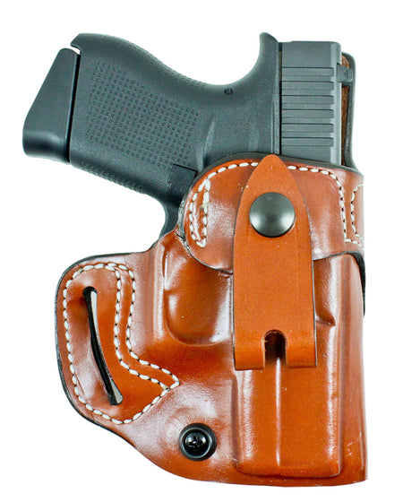 DeSantis 159TA8JZ0 Osprey OWB/IWB Tan Saddle Leather Holster Sig P365 P365 SAS Right Hand