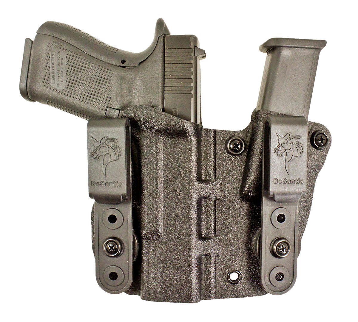 DeSantis Gunhide Hidden Truth Appendix IWB Kydex Holster with Integral Mag Pouch Glock 43/43X RH