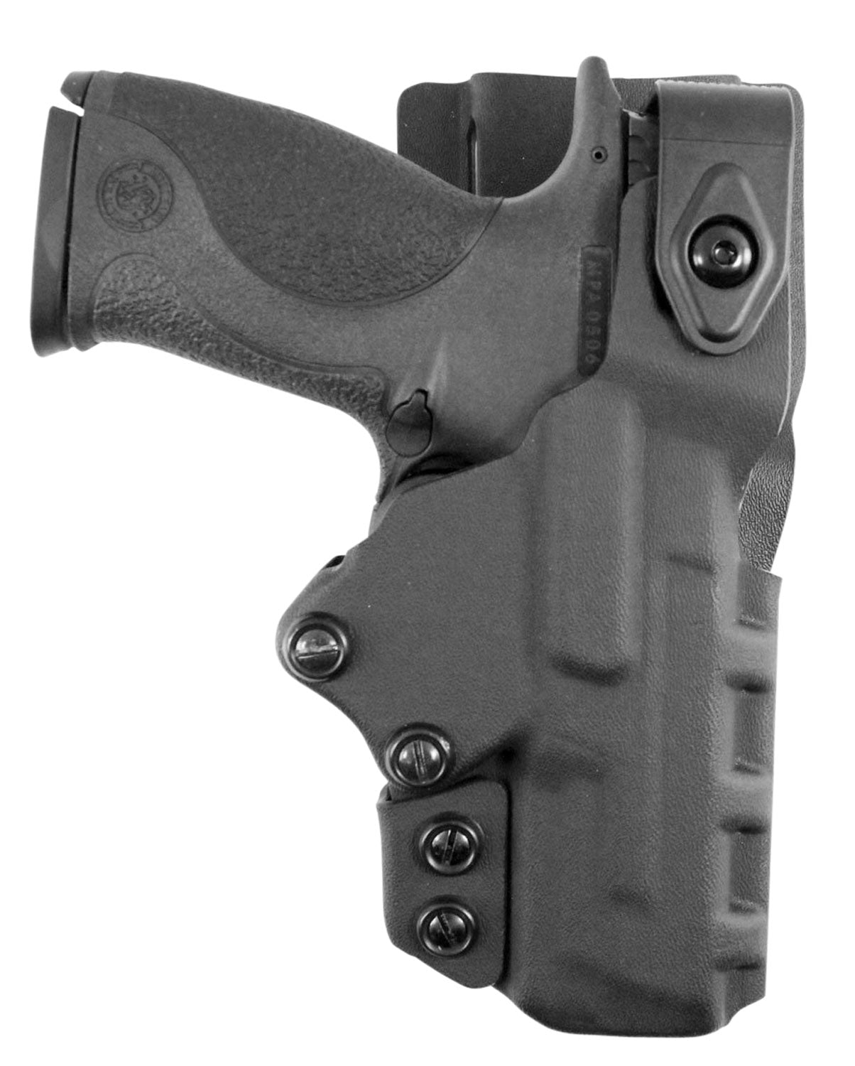 DeSantis 182KAB2Z0 Just Cause 2.0 Thumb-Activated Kydex IWB Holster Black Glock 17/19 RH
