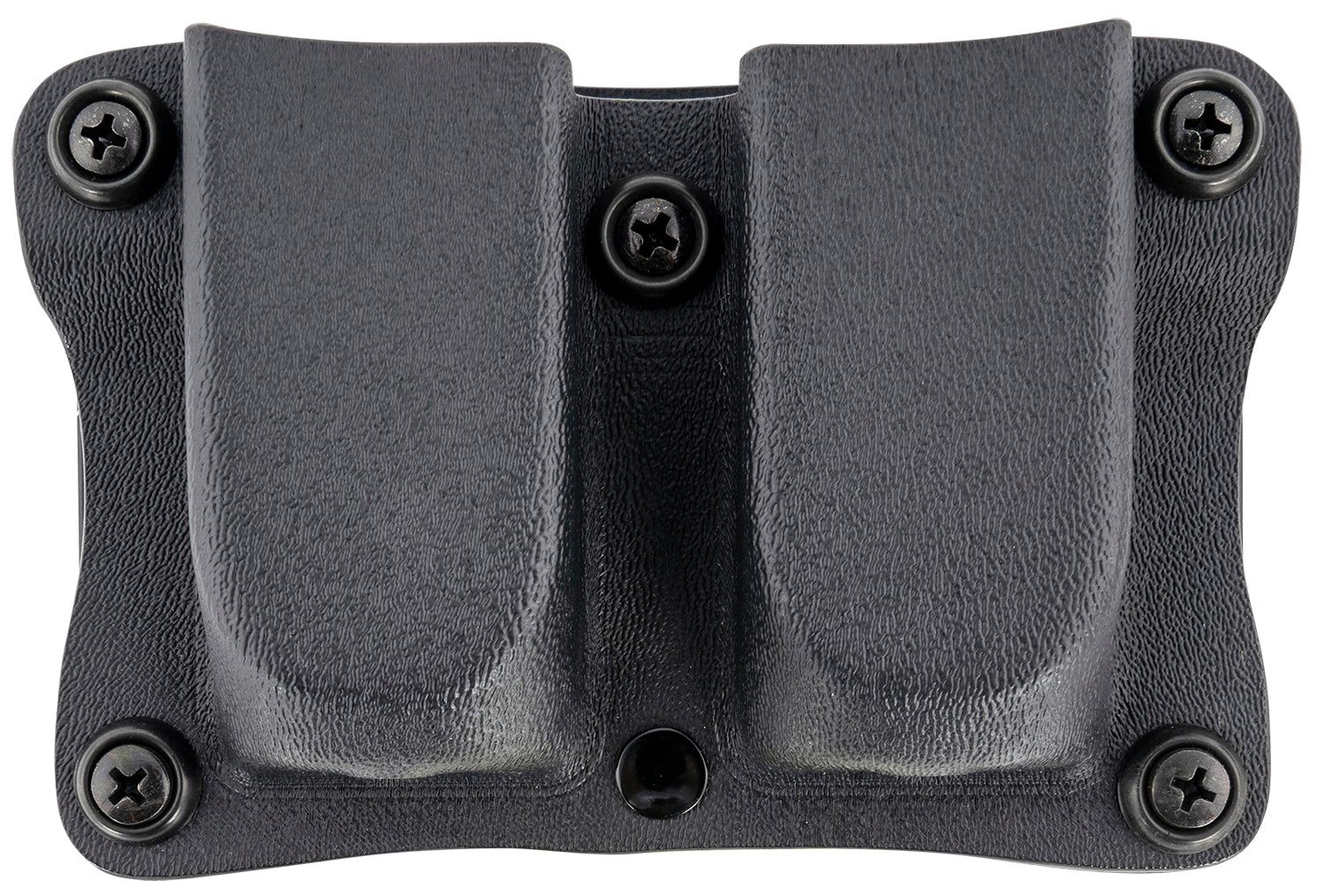 DeSantis Gunhide A87KJJJZ0 Black Kydex Double Mag Pouch OWB Belt Clip Ambidextrous Glock 17 19