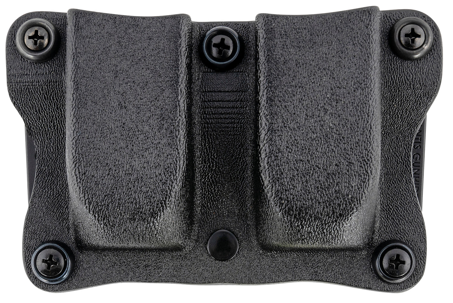 DeSantis Gunhide A87KJKKZ0 Black Kydex Double Mag Pouch OWB Belt Clip Ambidextrous Sig P365