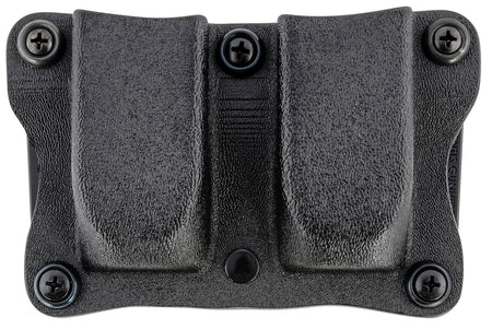 DeSantis Gunhide A87KJKKZ0 Black Kydex Double Mag Pouch OWB Belt Clip Ambidextrous Sig P365
