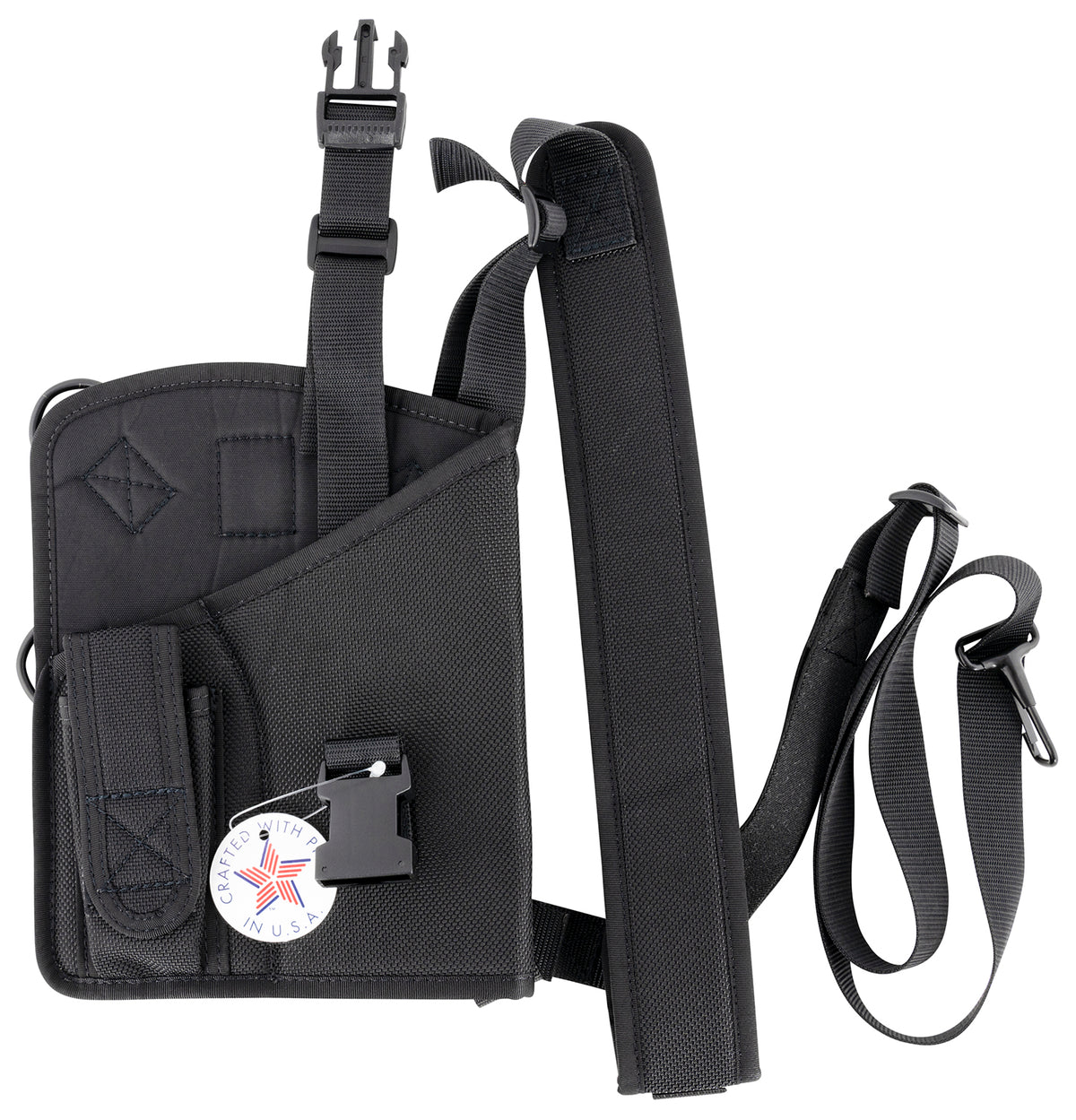 DeSantis M72BALAZ0 Yukon Hunting Shoulder Holster Nylon Adjustable Fits 1911 Right Hand