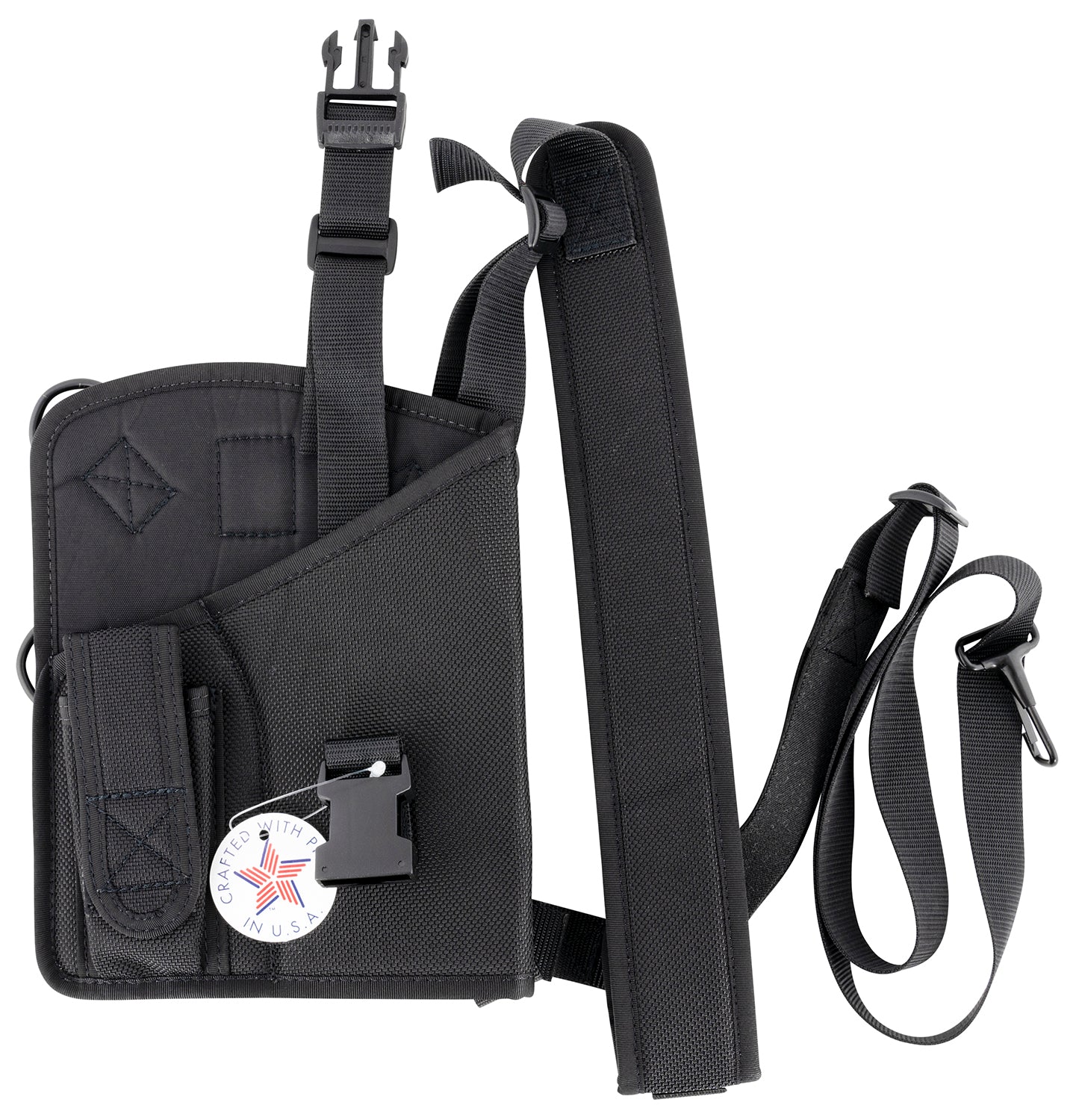 DeSantis M72BALAZ0 Yukon Hunting Shoulder Holster Nylon Adjustable Fits 1911 Right Hand