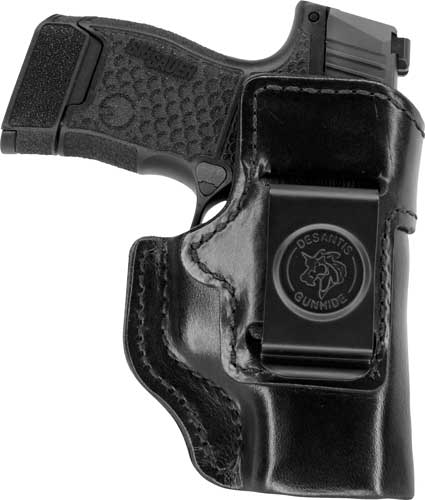 DeSantis Inside Heat IWB Saddle Leather Holster RH J Frame 2 Inch Black