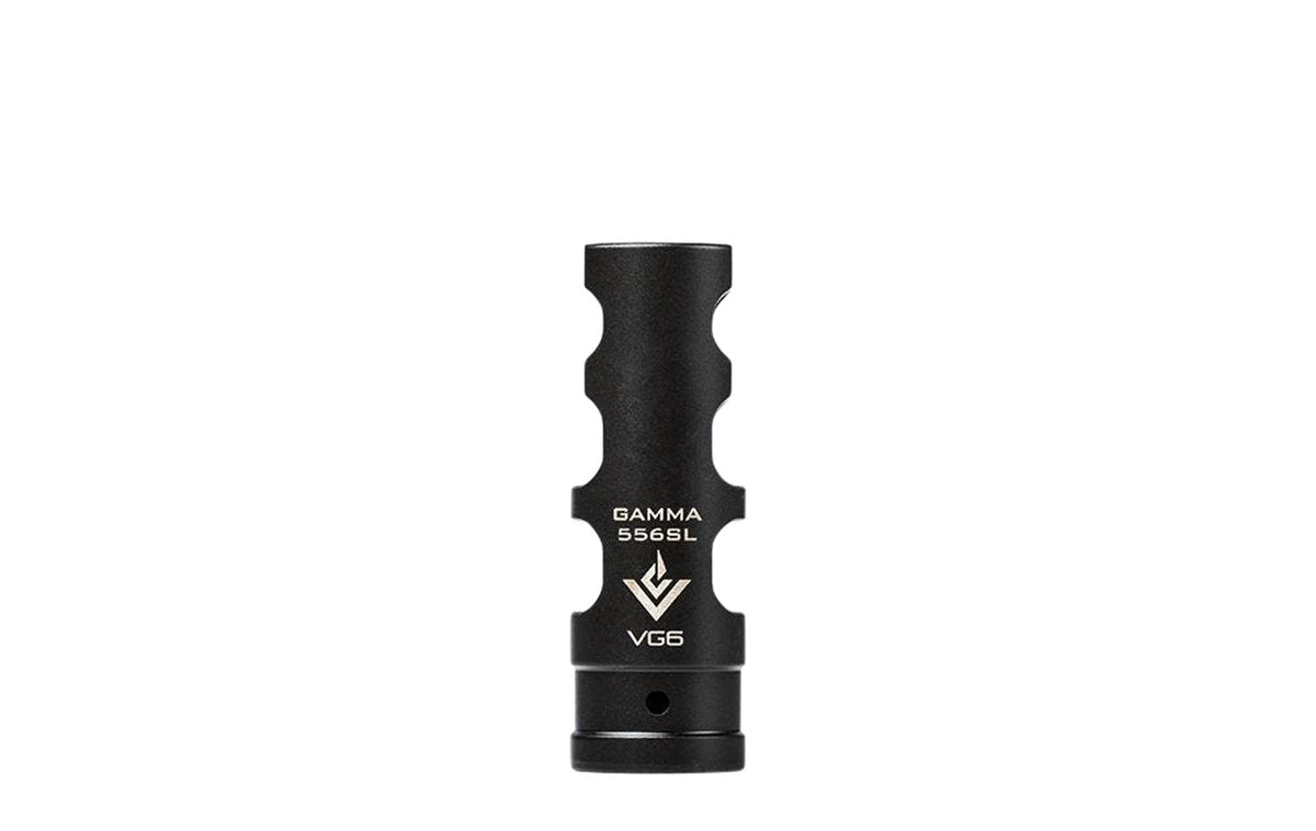 Aero Precision APVG100038A Black Nitride VG6 Gamma Muzzle Brake 5.56x45mm NATO AR-15