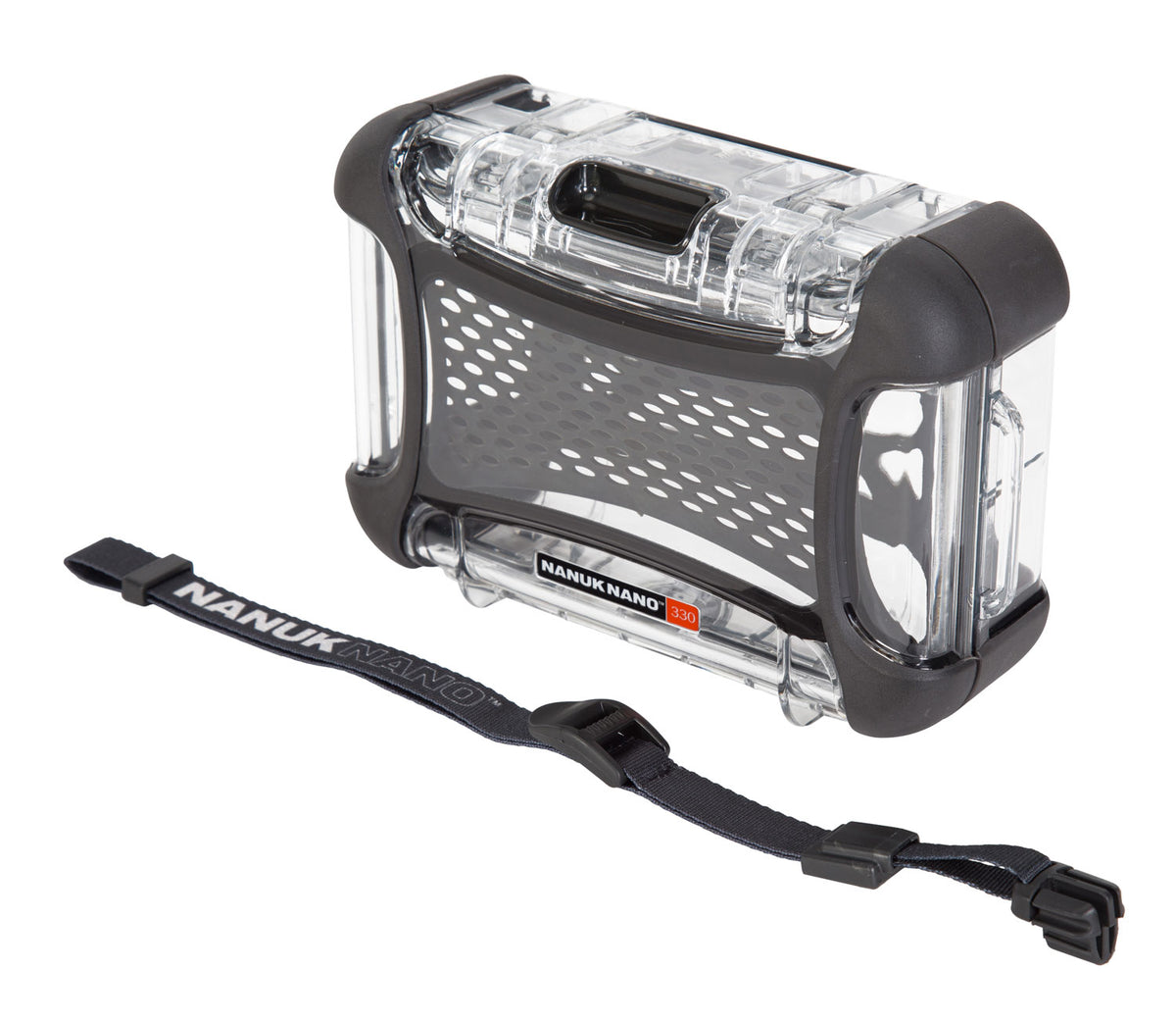 Nanuk Nano 330 Impact-Resistant Clear Polycarbonate Case with PowerClaw Latch