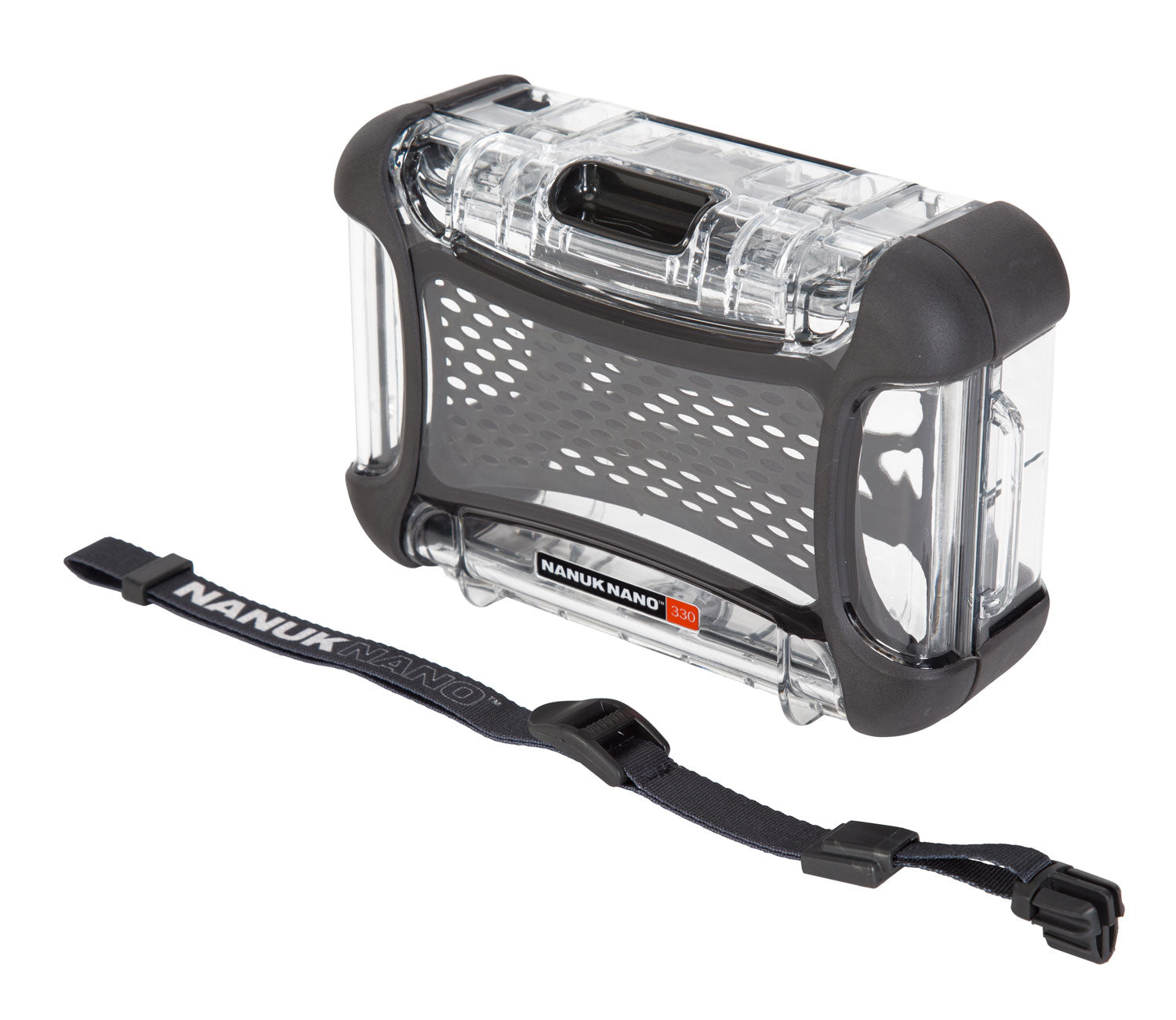 Nanuk Nano 330 Impact-Resistant Clear Polycarbonate Case with PowerClaw Latch