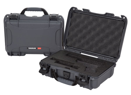 Nanuk 909GLOCK7 Graphite Resin Glock Compatible Handgun Case Secure Lockable Storage