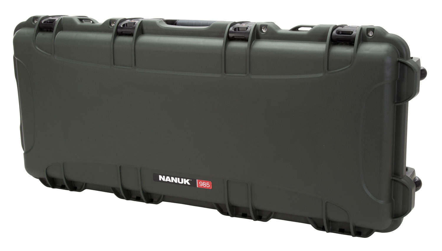 Nanuk 985 Olive Resin AR-15 Rifle Case with Magazine Storage and Foam