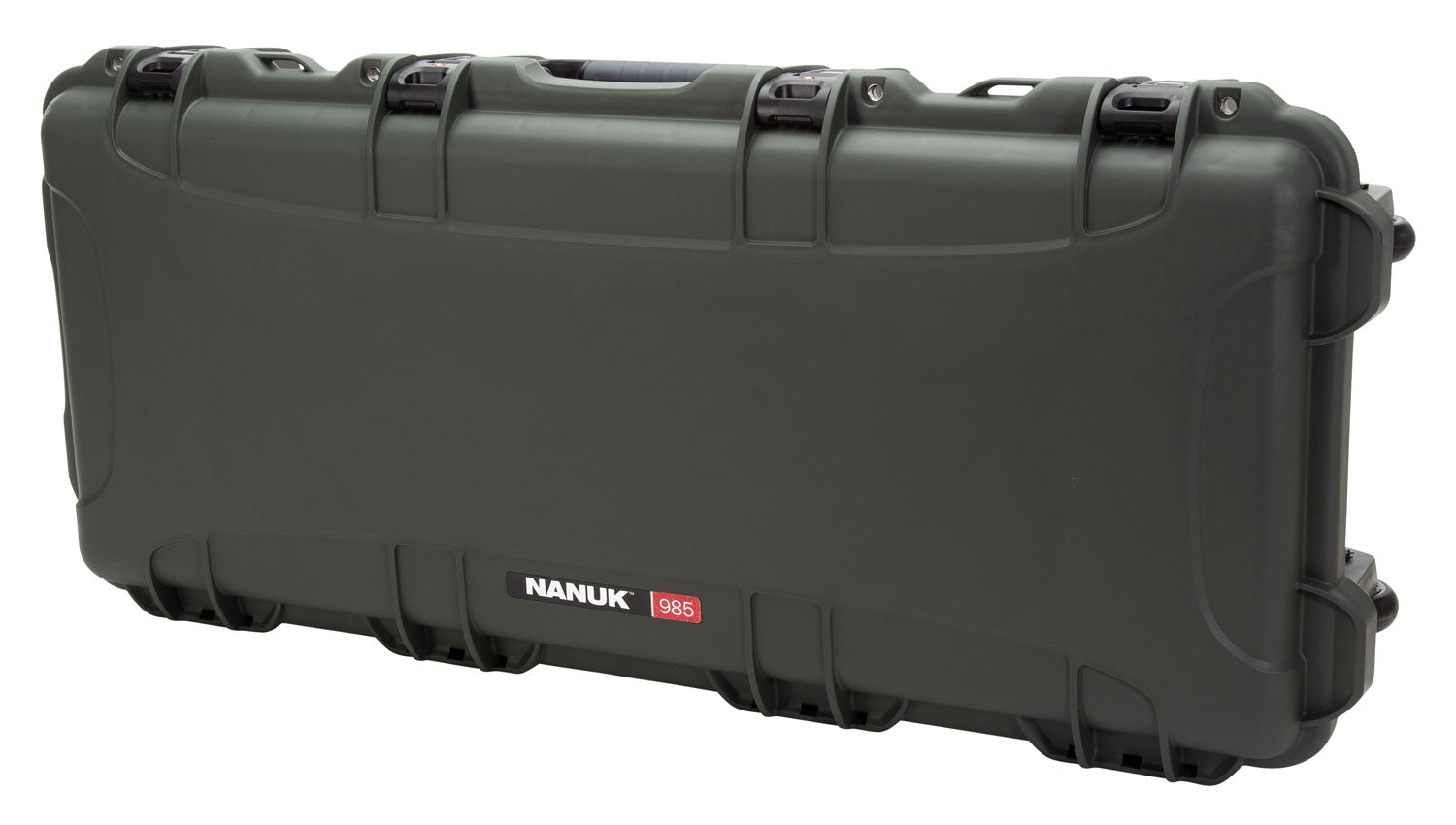 Nanuk 985 Olive Polymer Takedown Rifle & Shotgun Case with Foam Padding