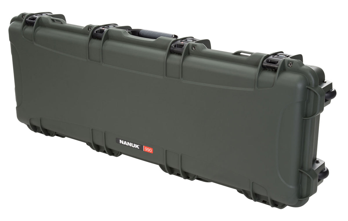 Nanuk 990 Black Polymer Waterproof Hard Case for Rifles & Shotguns