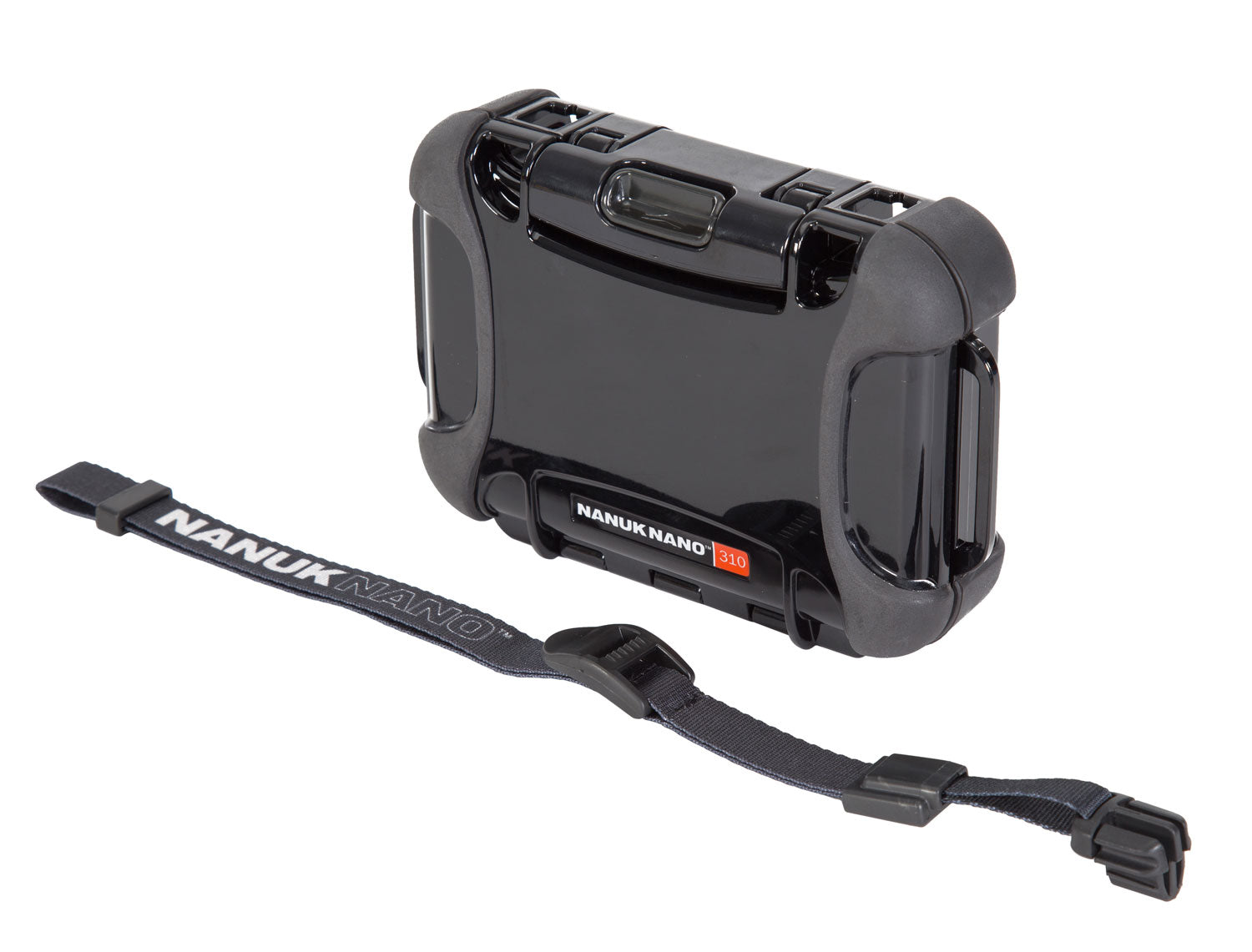 Nanuk Nano 310 Water Resistant Black Hard Case with PowerClaw Latch System