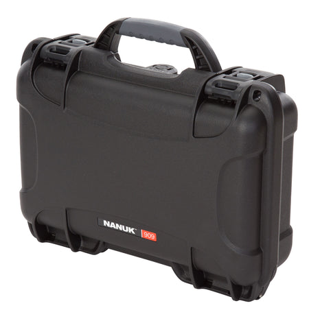 Nanuk 909 Compact Waterproof Black Hard Case with Foam Padding Airline Approved