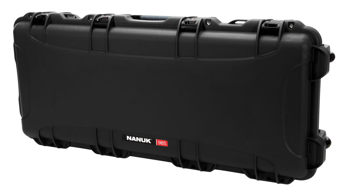 Nanuk 985 Black Resin Waterproof Hard Case for Rifles and Takedown Shotguns