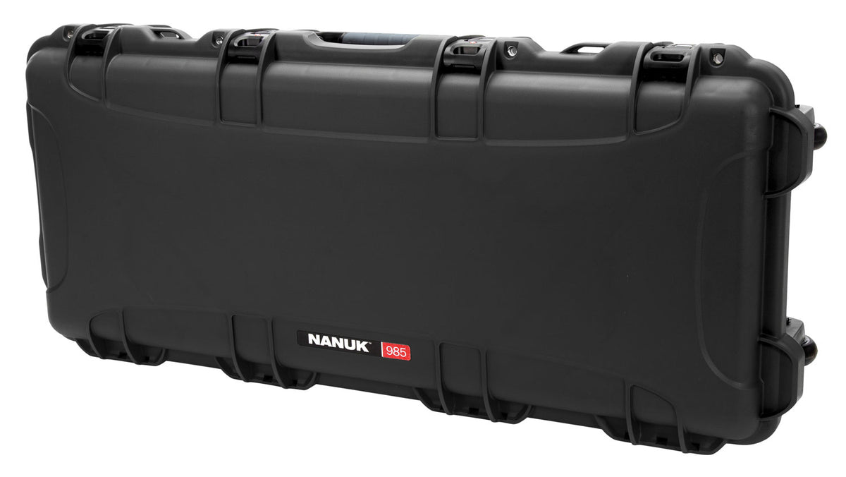 Nanuk 985 Black NK-7 Resin Takedown Shotgun & Rifle Case with TSA Locking Latches