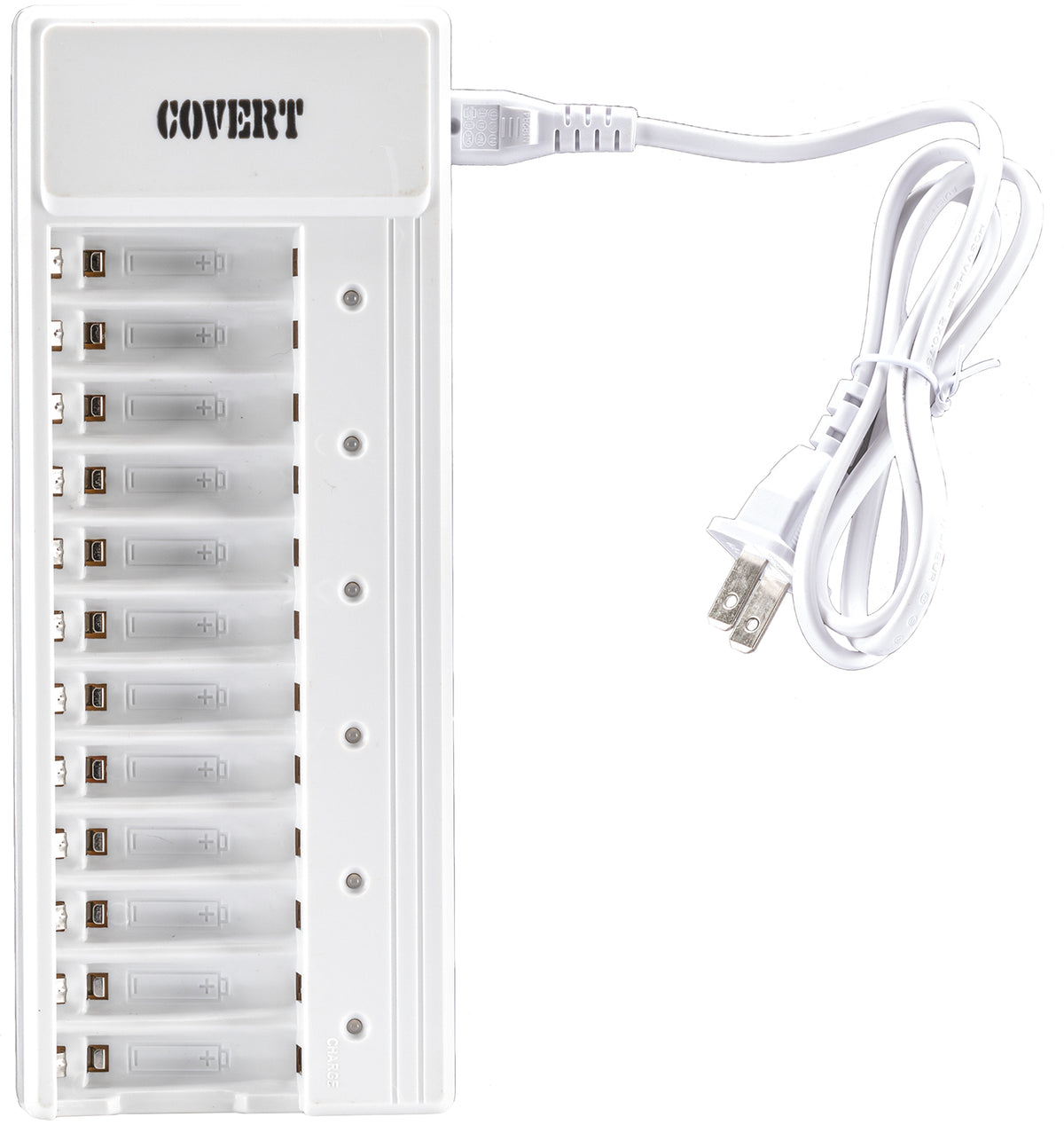 Covert 2038 12-Bay AA Battery Rapid Charger for Trail Cameras