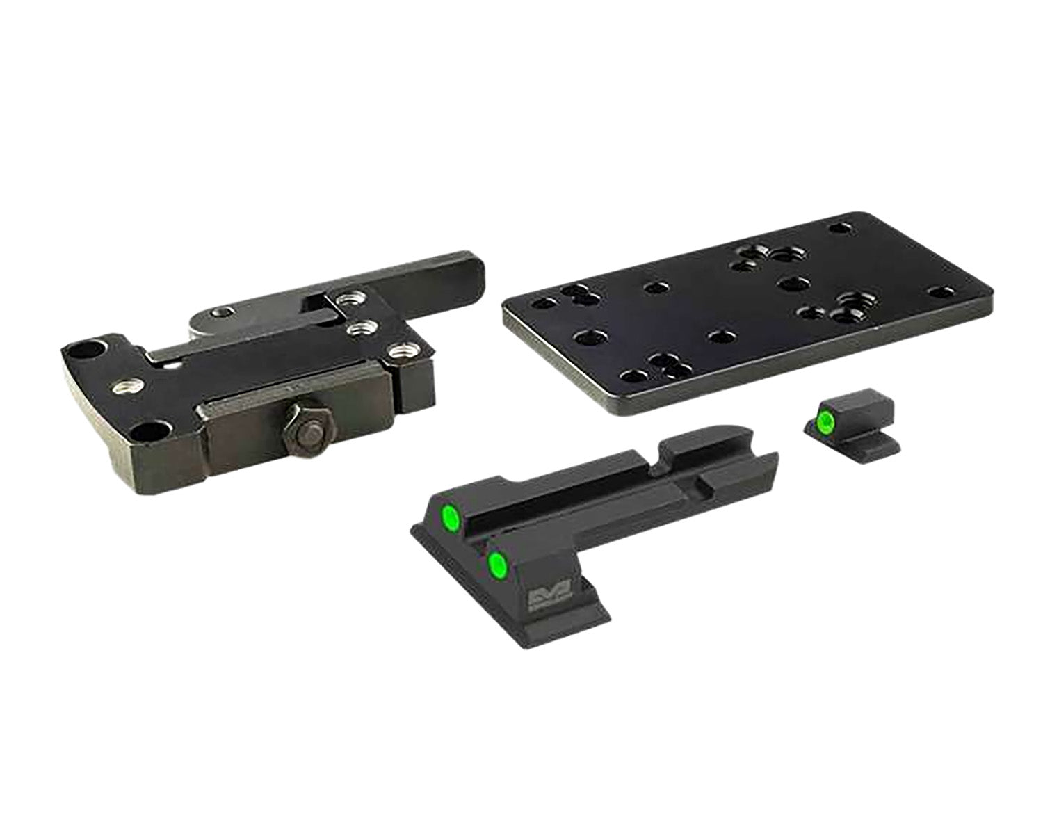 Meprolight USA 88071504 Quick-Detach Red Dot Adapter Mount Black for S&W M&P TruDot